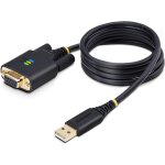 Adaptateur usb vers srie null modem de 1m, vis / ecrous db9 interchangeables, com rtention, usb - a ...