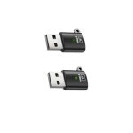 Adaptateur usb vers tf (pack de 2) - lecture otg rapide, transfert usb2. 0, design compact en alliage ...