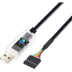 Adaptateur usb vers ttl ftdi chip 6 broches usb vers uart c�ble de d�bogage ft232rnl ic convertisseur ...