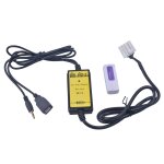 Adaptateur usb pour voiture, câble de données, interface audio mp3 sd aux, changeur de cd virtuel allergique ... Adaptateur usb pour voiture, câble de données, interface audio mp3 sd aux, changeur de cd virtuel allergique ...