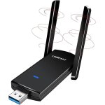 Adaptateur usb wifi 1300 mbps double bande usb adaptateur r�seau sans fil 2, 4 ghz / 5, 8 ghz - avec ...