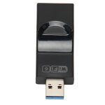 Adaptateur usb wifi 6 2. 4 5. 8g double bande wpa3 cryptage 1800mbps adaptateur wifi avec 2 antennes ...