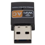 Adaptateur usb wifi 600mbps, carte r�seau sans fil ethernet ac dual band 2. 4g / 5ghz, dongle r�cepteur ...