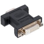Adaptateur vga - dvi, vga mle - dvi femelle, blind