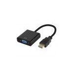 Adaptateur vga vers hdmi pour mac et pc convertisseur television ecran retroprojecteur cable 1080p