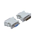 Adaptateur vido dvi vers vga mle vers femelle, 1 pice, dvi - i 24 + 5 broches, pour cartes graphiques, ...