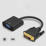 Adaptateur vido full hd 1080p dvi mle vers vga, convertisseur de cble 24 + 1 25 broches  15 broches ...