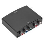 Adaptateur vidéo rvb vers hdmi, 1080p vers composant rgb, convertisseur audio r / l, résolution vidéo ... Adaptateur vidéo rvb vers hdmi, 1080p vers composant rgb, convertisseur audio r / l, résolution vidéo ...