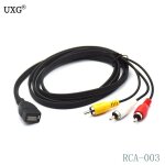 Adaptateur pratique pour vido a / v, usb 1. 5 femelle  3 rca mle, idal pour les quipements av, cble ...