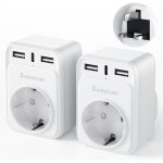 Adaptateur de voyage adaptateur uk angleterre allemagne prise adaptateur de voyage uk avec 2 prises usb ... Adaptateur de voyage adaptateur uk angleterre allemagne prise adaptateur de voyage uk avec 2 prises usb ...