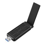 Adaptateur wi - fi ax5400, carte r�seau usb, cl� wi - fi 6e tri - bande pour pc, ordinateurs portables, ...