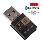 Adaptateur wifi double bande usb 600 / 5ghz, 2. 4 mbps, r�cepteur externe sans fil, dongle pour pc / ...