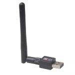 Adaptateur wifi usb 150 2. 0 mbps pour pc, dongle wifi sans fil, carte r�seau lan avec antenne externe ...