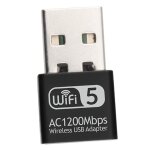 Adaptateur wifi usb ac double bande 1200mbps, dongle wifi 2. 4 ghz et 5 ghz pour ordinateur portable