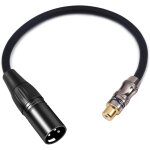 Adaptateur xlr vers rca femelle, convertisseur de câble court rca vers xlr mâle, coupleur de connecteur ... Adaptateur xlr vers rca femelle, convertisseur de câble court rca vers xlr mâle, coupleur de connecteur ...