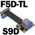 Adt - carte mre interne 19 / 20 broches  2 ports usb 3. 0 type a femelle, cble ruban plat avec trou ...