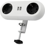 Ae - 13133(gs) / b multiprise avec usb 2 prises 2 usb longueur cble 1, 4m (blanc)[dyb983381]