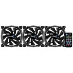 Aerocool astro 12 pro pack de 3 - pack de 3 ventilateur de botier 120 mm avec led argb + contrleur ...