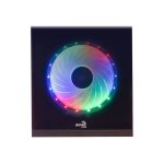 Boitier pc mini tour micro atx aerocool cs - 105 cosmo - c rgb avec panneaux vitrs - noir