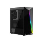 Aerocool shard - mid tower - atx - panneau lat�ral fen�tr� (acrylique) - pas d'alimentation (atx) - noir ...