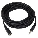 Aerzetix: c�ble cordon rallonge jack st�r�o 3. 5mm m�le - femelle 5m