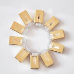 Ages 10 pi�ces cat7 rj45 haute vitesse cristal or blind� connecteurs sous vente