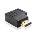 Ages 90 degr�s angle gauche coupleur convertisseur adaptateur pour hdtv nouveau hdmi angle m�le � femelle ...