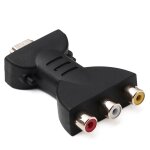 Ages convertisseur hdmi vers av 3 rca full hd vid�o 1080p av p�ritel composite adaptateur sous vente