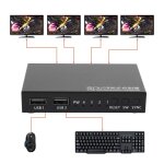 Aimos 1 pour 4 4 ports usb clavier souris synchroniseur contrôleur kvm commutateur répartiteur Aimos 1 pour 4 4 ports usb clavier souris synchroniseur contrôleur kvm commutateur répartiteur