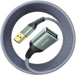 Ainope rallonge usb type a mle vers femelle, cble d'extension usb 3. 0, transfert de donnes rapide, ...