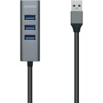 Aisens a106 - 0507 hub usb 3. 0, type a / m - 4xtype a / h, gris, 10 cm[z1002]