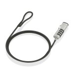Aisens aslk - d50n05 - bk cble antivol noir 1, 5 m