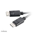 Akasa ak - cbdp01 - 20bk c�ble displayport 2 m noir