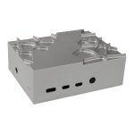 Akasa compatible aluminium gehuse fr raspberry pi 4b mit thermal - ki