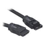 Akasa - cble sata - serial ata 150 / 300 / 600 - sata (f) pour sata (f) - 1 m - verrouill, rond, connecteur ...
