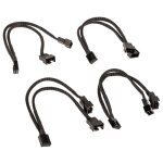 Akasa compatible pwm l�ftersplitter, 4er pack - schwarz