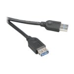 Akasa - rallonge de cble usb - usb type a (m) pour usb type a (f) - usb 3. 0 - 1. 5 m - noir