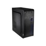 Akyga ak939bl - tour - atx - pas d'alimentation (atx) - noir avec inserts bleus - usb / audio