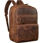 Albus' spacieux sac a dos ordinateur cuir 13, 3 pouces sac homme travail business backpack vintage sac ...