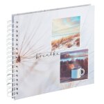 Album � spirale  relax , 28 x 24 cm, 50 pages blanches, breathe