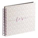 Album � spirale  romance , 28 x 24 cm, 40 pages blanches