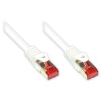 Alcasa cat. 6 25m f / utp cble de rseau blanc cat6 s / ftp (s - stp)