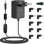 Alimentation 24v dc 1a, fiche ue 5, 5 / 2, 1 mm, avec interrupteur alimentation 24w, pour rveil sans ...