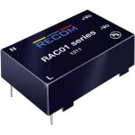 Alimentation ca / cc pour circuits imprim�s recom rac01 - 3. 3sc 3. 3 v / dc 0. 3 � 1 w w79693