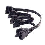 Alimentation de disque dur sata 4 broches mle  5, 15 broches femelle, cble sparateur 1  5 cordon ...