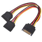 Alimentation pour disque dur sata ii, répartiteur de disque dur, câble d'extension y 1 à, mâle à 2 femelles, ... Alimentation pour disque dur sata ii, répartiteur de disque dur, câble d'extension y 1 à, mâle à 2 femelles, ...