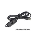 Alimentation lectrique pour raspberry pi 3, 5v, 2, 5 a, avec interrupteur, cble micro usb, adaptateur ...