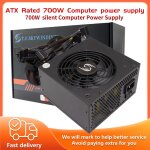 Alimentation pc max 800 watt 24 broches 12v atx police pfc active pour ordinateur de bureau de jeu puissance ...