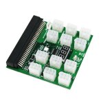 Alimentation pci - e 12v 64 broches  12x6 broches, adaptateur de serveur, carte de drivation pour hp ...
