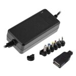 Alimentation secteur multi - tensions 36w - tnb - chargeur - 7 connecteurs de sortie interchangeables ...